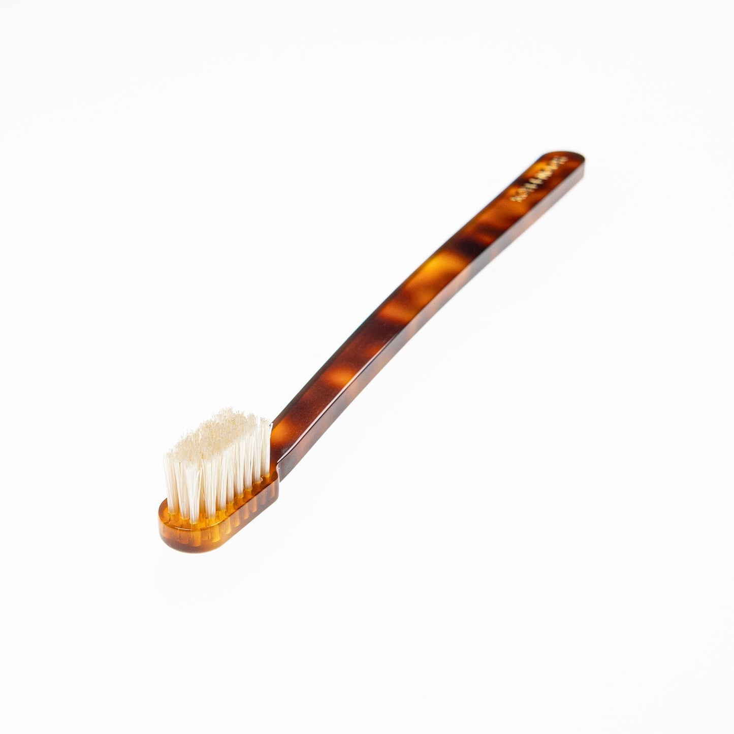 KOH-I-NOOR Coccola Tiny Head Toothbrush Medium Natural Bristles TORTOISESHELL