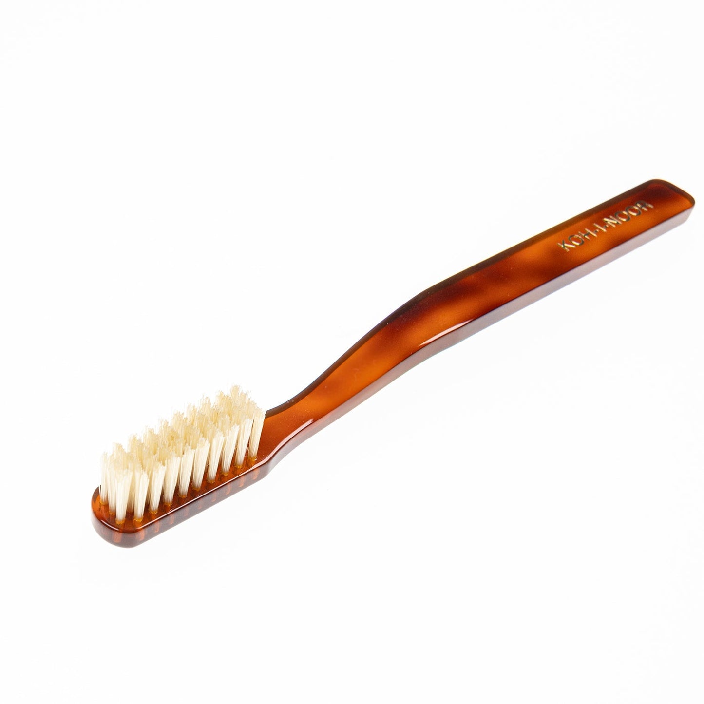 KOH-I-NOOR (821) Tortoiseshell Toothbrush Medium Natural Bristles Big Head