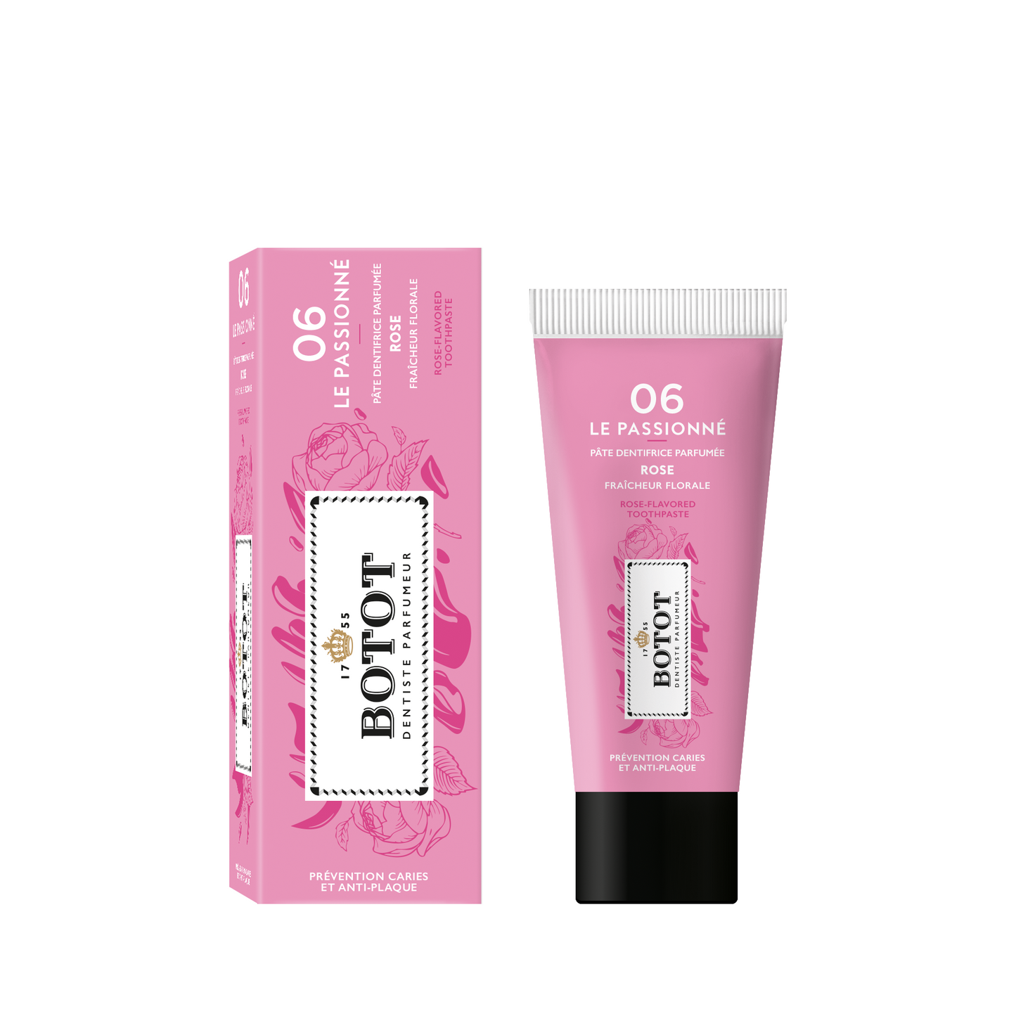 BOTOT TRAVEL Toothpaste ROSE (25ml)