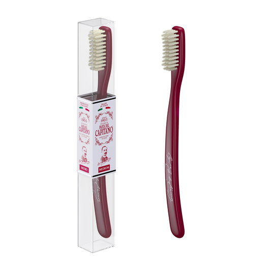 CAPITANO Classic Toothbrush Red