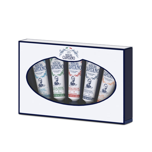 CAPITANO Travel Toothpaste Gift Box (5 x 25ml)